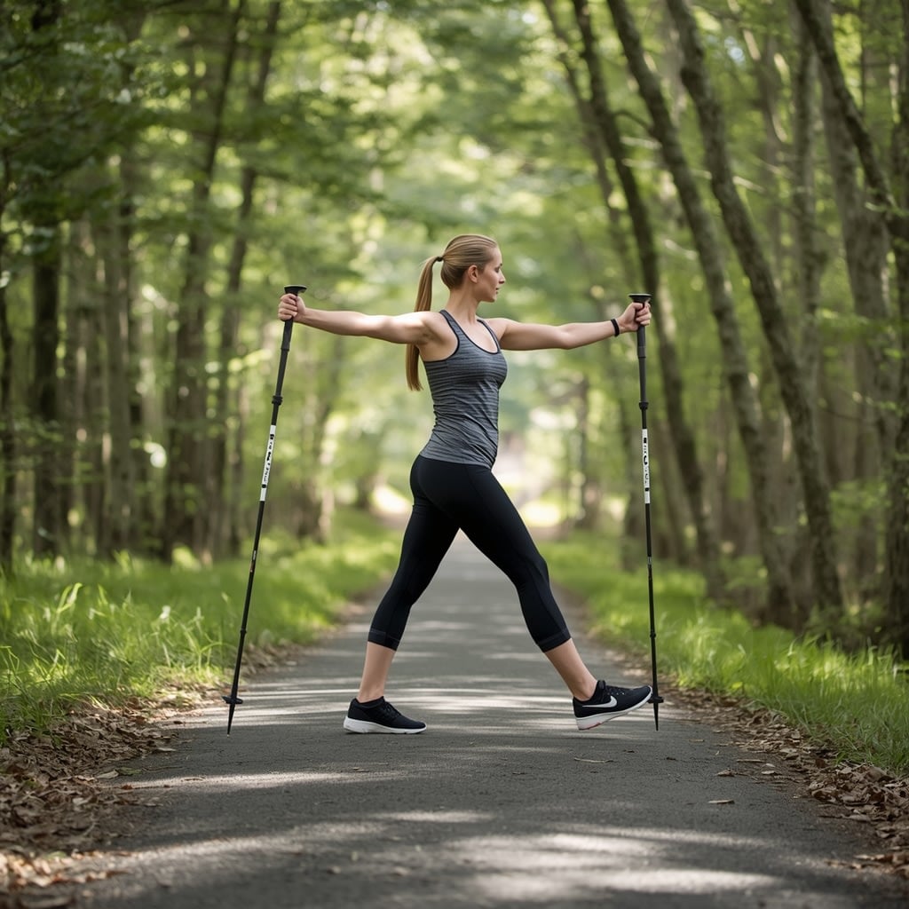 Una Instructora de Nordic Walking Comparte Cómo Usar Esta Técnica de Caminata para un Fitness Total - Sección 2
