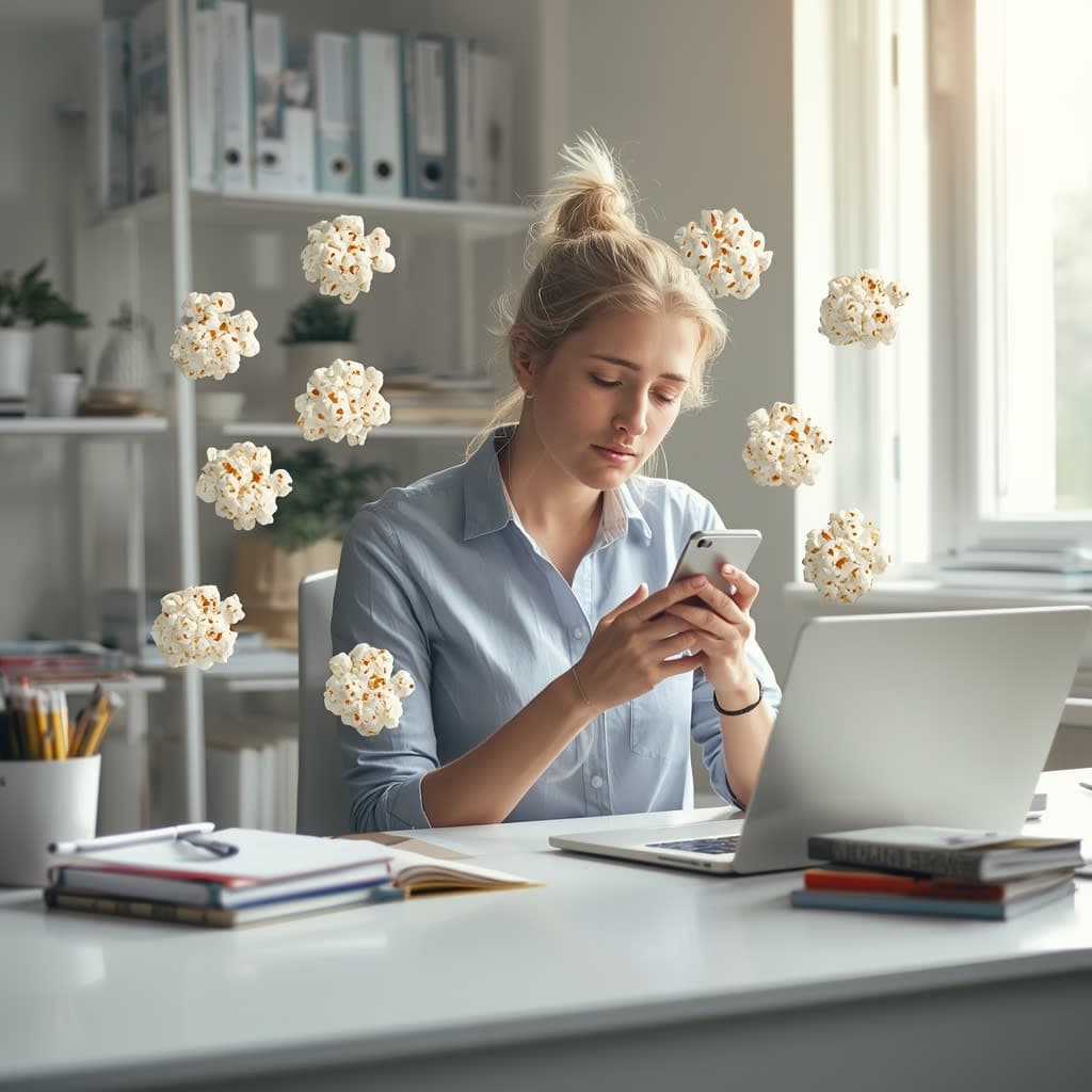 Capire il 'Popcorn Brain': Segnali, Cause e Come Affrontarlo – Non È ADHD
